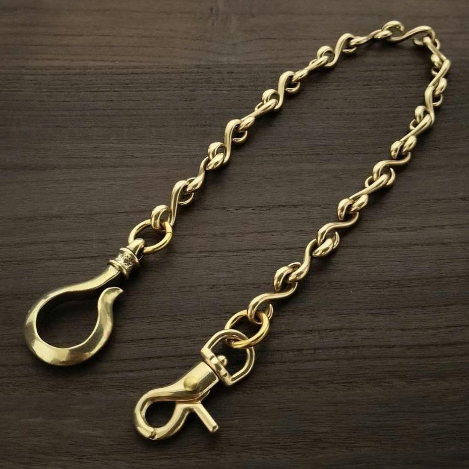 ウォレットチェーン　ファンシークロス　ダブルグリップ　925刻印　シルバー　s9 ウォレットチェーン ファンシークロス ダブルグリップ 925刻印 シルバー s9